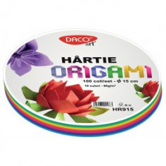 Hartie origami 15 cm rotunda