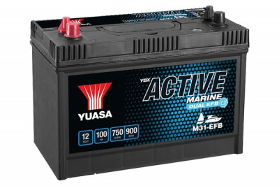 Baterie Yuasa 12V 100AH/800A Dual EFB (L+ Standard) 330x173x240 B00 (EFB) foto