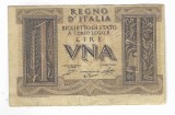 Bancnota 1 lira 1939 - Italia
