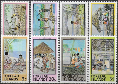 Tokelau 1976 - Motive locale, serie neuzata foto