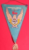 Fanion Aviatie-Parasutism - AEROCLUBUL &quot;M. ZORILEANU&quot; BRASOV - (dimensiuni mari 36x25 cm) RSR