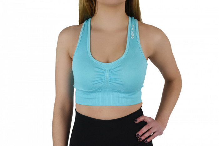 Sutiene GymHero Miami Cute Bra BASIC-BABYBLUE albastru