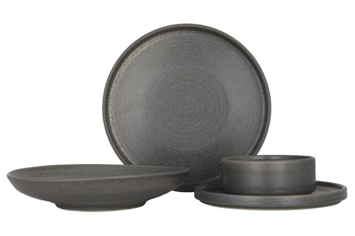 Bonna Set de vesela (Large) - Hornfels - 24 bucăți - 6 persoane - Porţelan