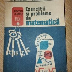 Exercitii si probleme de matematica- Grigore Gheba, Carmina Gheba Cirnu