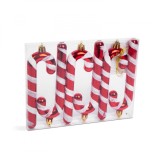 Set decor pentru brad - trestie de bomboane rosu / alb - 13 cm - 6 buc / set Best CarHome, Familly Christmas