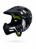 Casca bibiclete/trotinete MOON KS11 FULL FACE marime L (58-61cm) gri/negru/alb m... Cod:U045