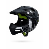 Casca bibiclete/trotinete MOON KS11 FULL FACE marime L (58-61cm) gri/negru/alb m... Cod:U045