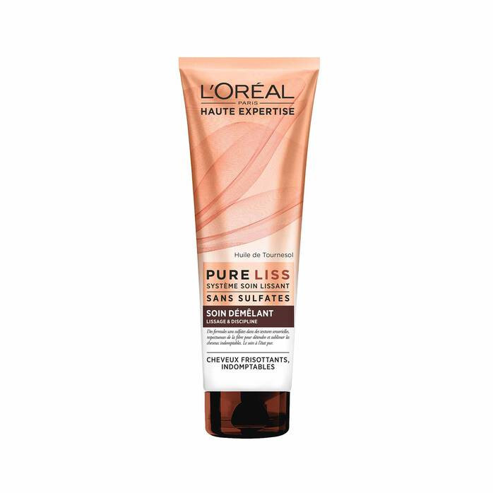 Balsam Expertise Pure Lisse pentru par indisciplinat, 250 ml,LOREAL PARIS