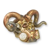 Craniu berbec-statueta steampunk din rasini SP-77, Abstract