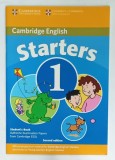 CAMBRIDGE ENGLISH , STARTERS 1 , STUDENT &#039;S BOOK , 2007, PREZINTA URME DE UZURA