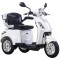 Tricicleta electrica ZT-15-D TRILUX cu EEC, motor 900W, 48V 20Ah, viteza 25km/h, autonomie 50km, nu necesita permis - Alb