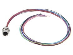 Conector M12 soclu mamă 12 pini 1,5A 30V IP67 drept cablu 0,5m LUTRONIC