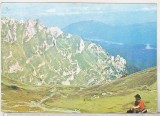 Bnk cp Muntii Bucegi - Coltii Morarului - circulata, Printata