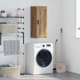 vidaXL Dulap montat pe perete Stejar Artizanal 34,5 x 34 x 90 cm 882437