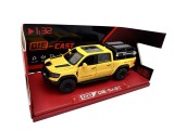 Macheta Dodge RAM Mammoth 1000 Hennessey galben1:32 replica metal lumini si sunete usi capota si portbagaj deschise