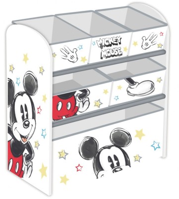 Organizator jucarii cu cadru din lemn Mickey Mouse foto