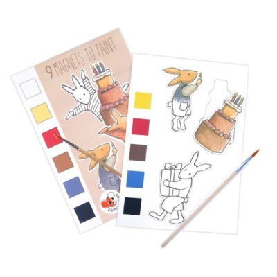 Joc creativ Magneti de colorat cu acuarela, Egmont Toys foto
