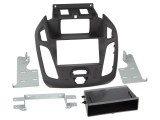 Cadru radio 2 DIN negru pentru Ford Transit Connect, 2013-2018