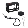 Protectie din silicon, STARTRC, pentru camera sport DJI Action 5 Pro, neagra