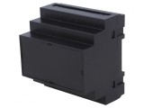 Carcasă DIN 90x87x65mm ABS Neagră