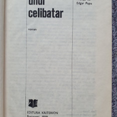 MEMORIILE UNUI CELIBATAR - Deak Tamas, Ed Kryterion 1978, 366 pag, coperta panza