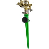 Cumpara ieftin Aspersor Cu Impact Din Alama Pe Tepusa, Presiune 1-4 Bari, Debit Maxim 0,62-1,18 m3/h, Suprateran
