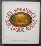 Les miniatures sur laque russes: Fediskino; Palekh (mic defect - vezi descriere)