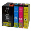 Set 4 cartuse imprimanta Epson T2711 T2712 T2712 T2714 compatibile, Multicolor, Original