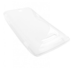 Husa silicon S-line transparenta pentru Sony Xperia E (C1505) / Sony Xperia E Dual Sim (C1605)