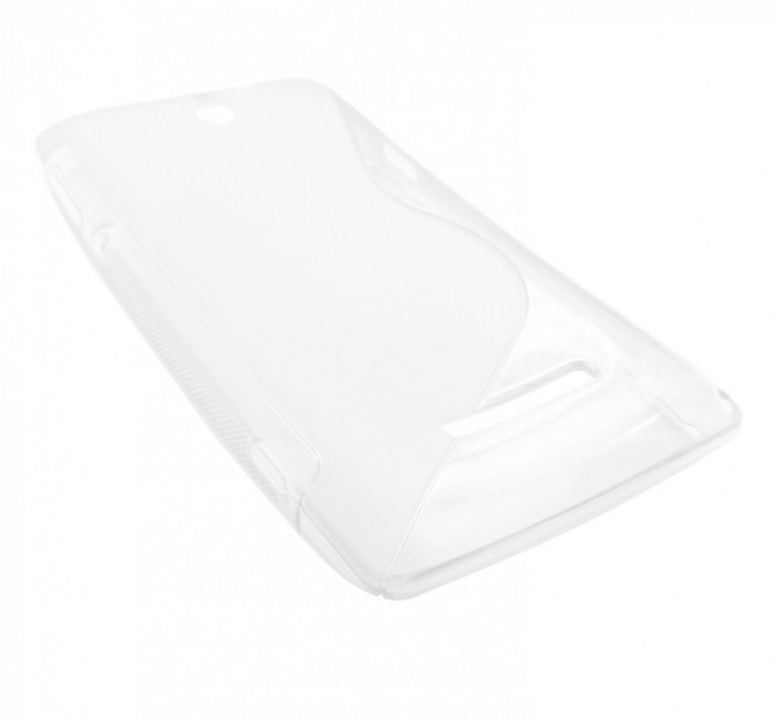 Husa silicon S-line transparenta pentru Sony Xperia E (C1505) / Sony Xperia E Dual Sim (C1605)