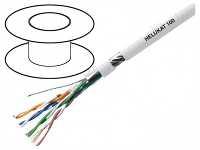 Cablu F/UTP Cat5e 100m Gri foto