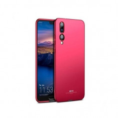 Husa Huawei P20 Pro 2018 Tempered GlassMSVII UltraSlim Rosu foto