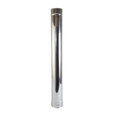 Burlan evacuare gaze arse, inox, 100 x 1000 mm, garnitura etansare inclusa foto
