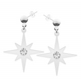 Star Light - Cercei personalizati steluta cu tija din argint 925, Bijubox