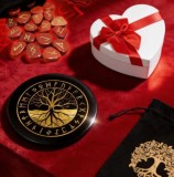 Set rune ametist ,cuart roz,aventurin, jasp rosu,obsidian +cadou placa divinatie