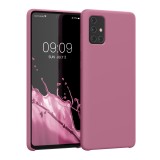 Husa Kwmobile pentru Samsung Galaxy A71, Silicon, Violet, 51209.167, Carcasa