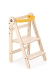 Cumpara ieftin Turn de invatare pliabil MamaToyz Learning Tower din lemn, Galben