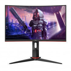 Monitor gaming curbat LED AOC, 24 inch, 1920 x 1080 px, 250 cd/m2, 1 ms, Full HD, HDMI, Negru foto