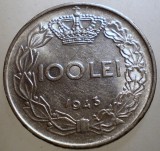 1.119 ROMANIA WWII MIHAI I 100 LEI 1944 XF