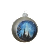 Cumpara ieftin Glob decorativ - Bauble Glass Matt Landscape | Kaemingk