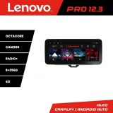 Navigatie Toyota Yaris 2020- Lenovo PRO 8+256 12.3 inch qled android 4G DSP gps internet kit-yaris2020