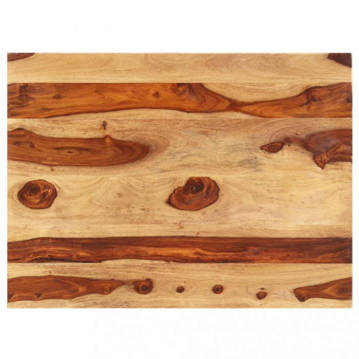 Blat de masă, 60 x 80 cm, lemn masiv de sheesham, 15-16 mm