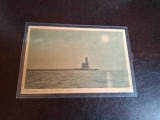 Carte postala , Constanța , Farul in timpul noptii - Necirculata