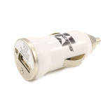 Adaptor priza bricheta USB, 12-24V, 1000 mA, alb, MNC