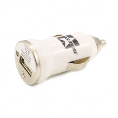 Adaptor priza bricheta USB -alb