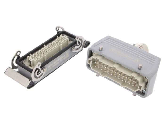 Conector HDC 24 pini, 500V, 16A