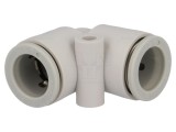 Racord push-in 90&deg; polipropilenă 1-10bar
