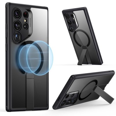 Husa pentru Samsung Galaxy S24 Ultra - ESR Boost Flickstand HaloLock - Frosted Clear foto