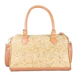 Geanta de mana Duffle din pluta stralucire discreta