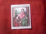Serie 1 valoare Franta 1972 Pictura - Stapanul morii si Sf. Petru
